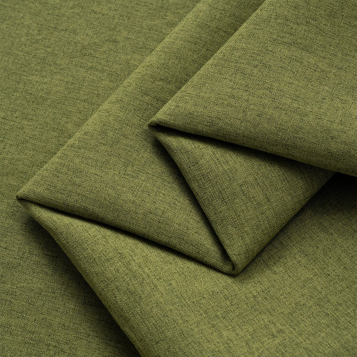 THICKENED PLAIN LINEN-LOOK FABRIC - 100% Polyester, 420g/m, 148cm Wide - Solid Rooms