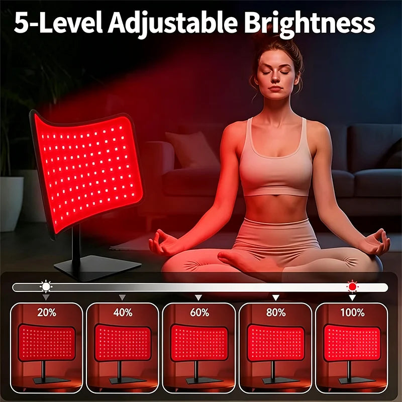 Red Light Therapy Panel 660nm & 850nm – 120 LEDs