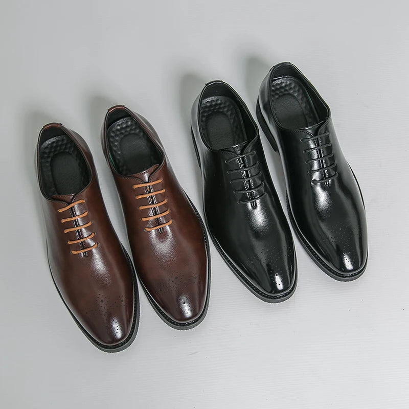 OXFORD ELITE - Men's Formal Dress Oxford Shoes - Business, Wedding & Social Leather Shoes