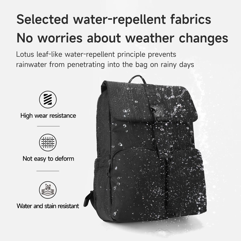 Flap Buckle Laptop Backpack