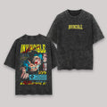 Hot Anime Invincible Washed Tshirt Anime Lover Couples Plus Size Unisex personality Clothes Year round clothing high quality top