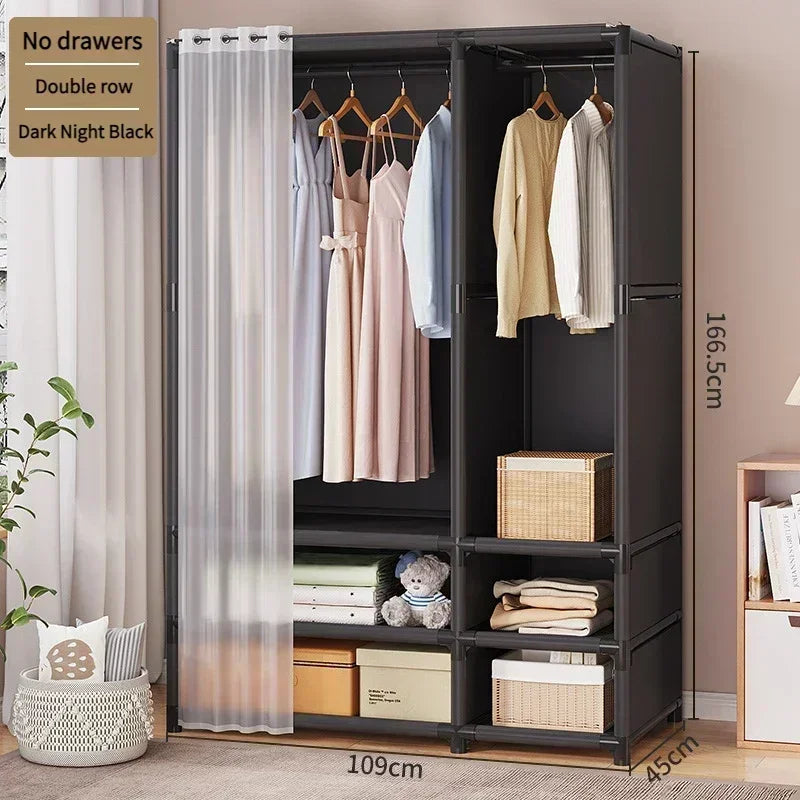 CLOSET FLEX - Fabric Wardrobe with Drawers - Your Bedroom, Finally Organized