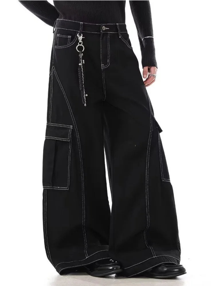 Cyber Y2K Baggy Cargo Jeans