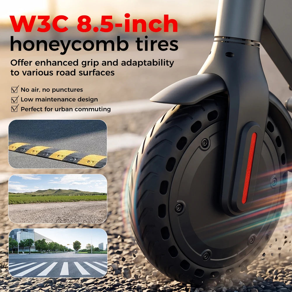 W3C ELECTRIC SCOOTER - 500W, 30 KM Range - Smart City Rides
