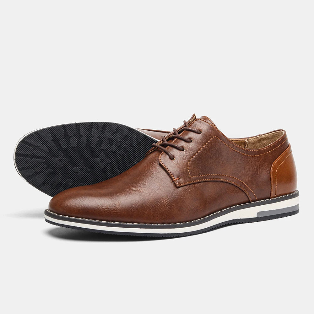 Men's Fashion Casual Loafers - Comfortable Lace-Up Shoes EU 39-47.5