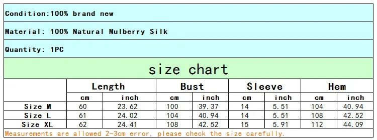 100% Mulberry Silk 19 Momme Charmeuse Silk Women Tank Top T-shirt Short Sleeve Shirt Blouse Solid Colors Summer M L XL AA4270