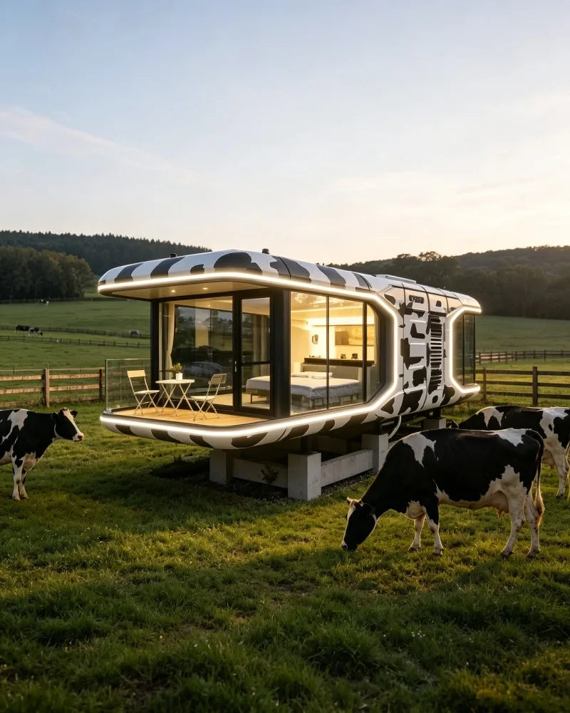 Space Capsule Modular Prefab Tiny Home 40FT