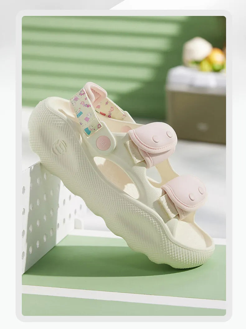 361 Degrees Women's Sandals Outdoor Thick-soled Breathable Non-Slip Casual Trendy Comfortable Soft Female Slippers 682526714F