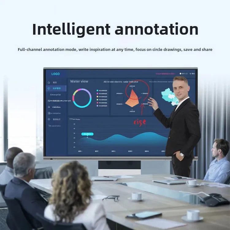 75 Inch All-in-One Interactive Touch Panel Whiteboard