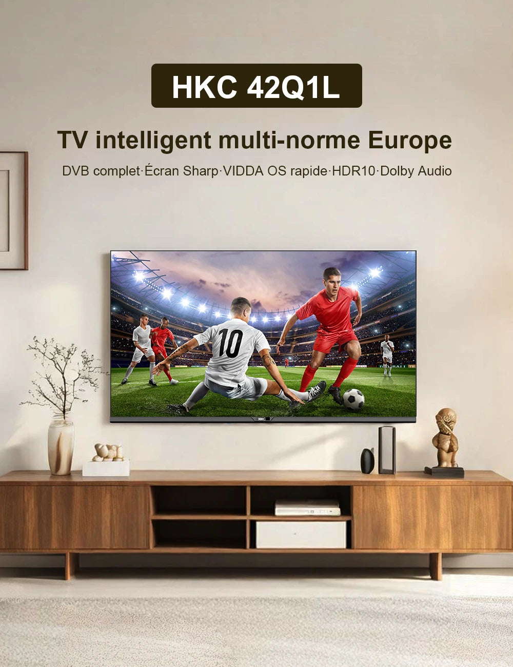 HKC 42Q1L 42 Inch FHD Smart TV