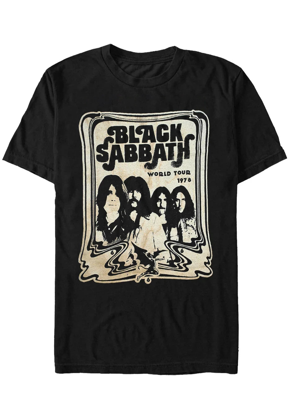 Black Sabbath Band Graphic Men's T-Shirt Unisex O-Neck 100% Cotton Short Sleeve Y2k Oversized Streetwear High Quality Vintage Tee