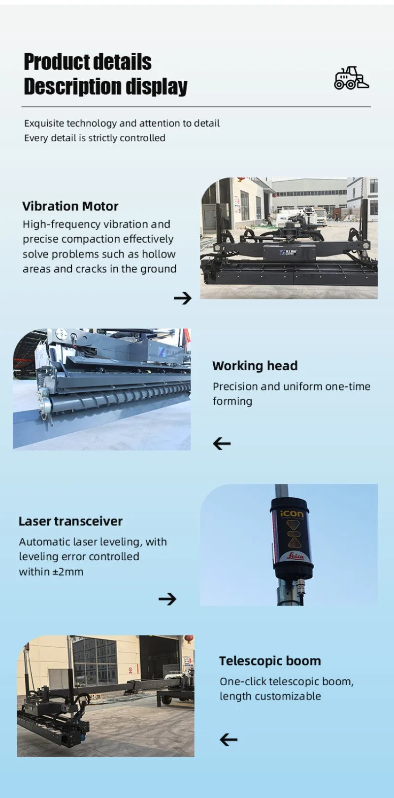 YG Laser Screed - 2500 mm - 14.5 kW
