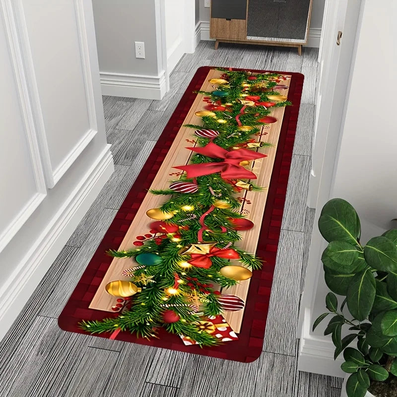 Christmas Hallway Runner - Six Sizes - Festive Path