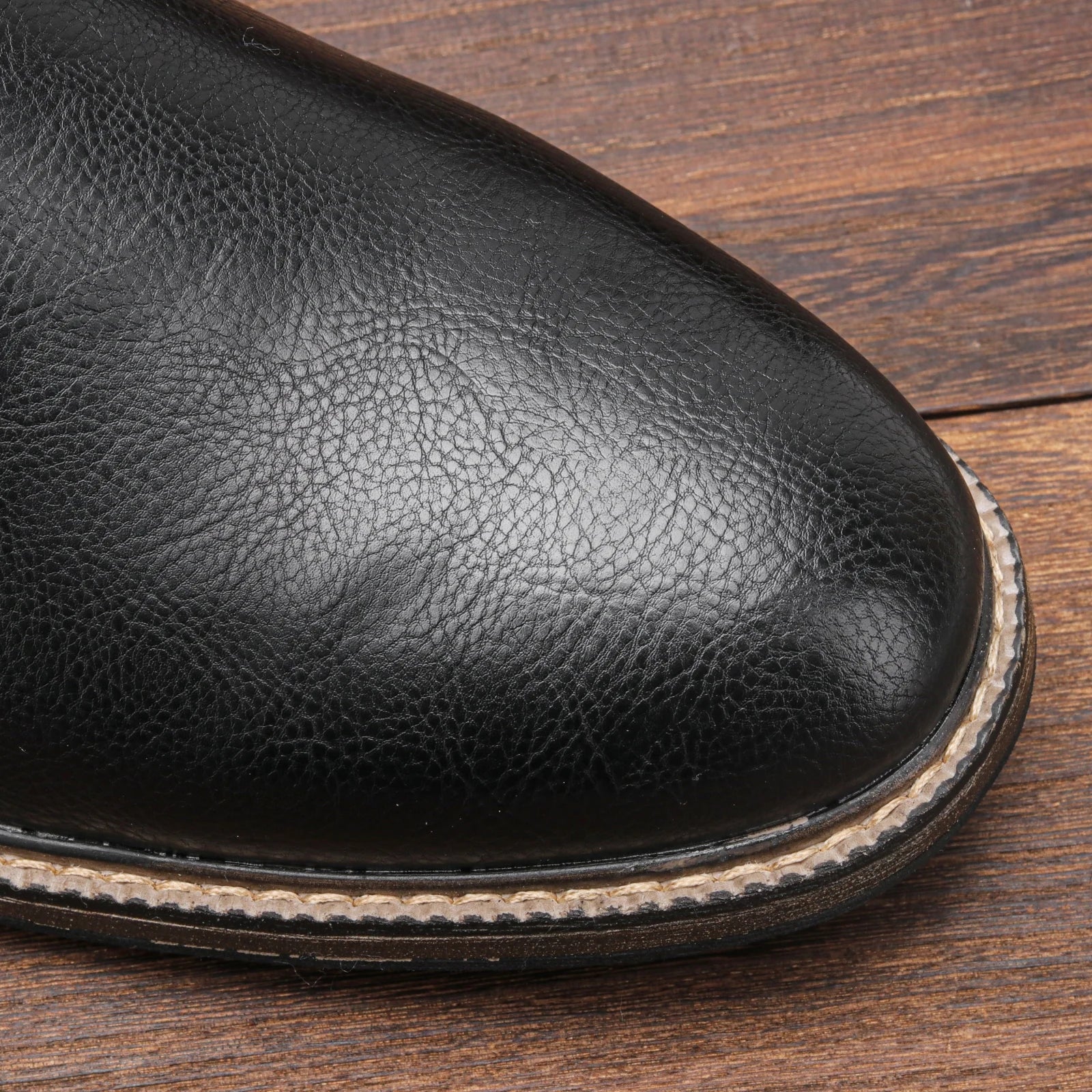 Men's Casual Derby Shoes - Fashion Lace-Up Leather Dress Shoes
