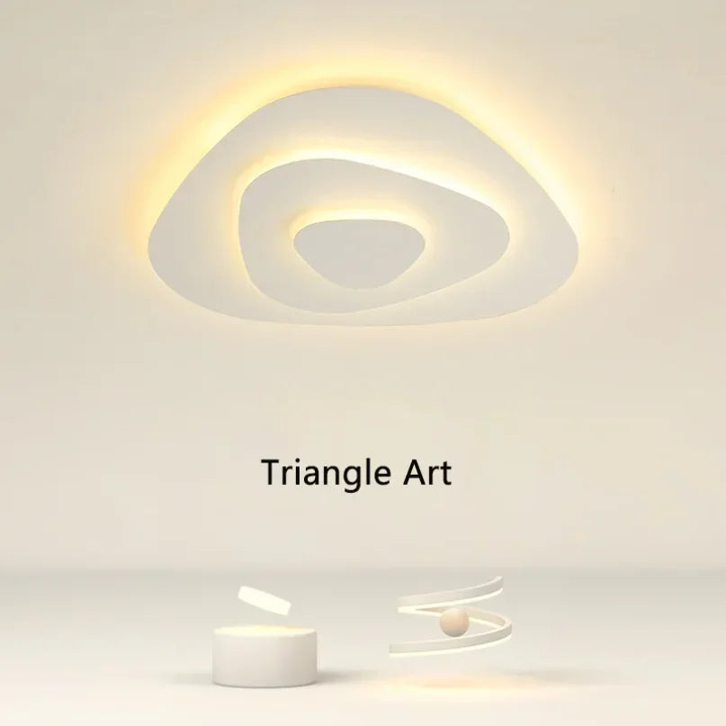 Nordic LED Ceiling Chandelier – 5 Styles, 4 Sizes, Dimmable