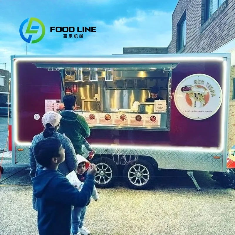 Customized 12ft Fully Equipped Food Trailer – Restaurant Kitchen Catering