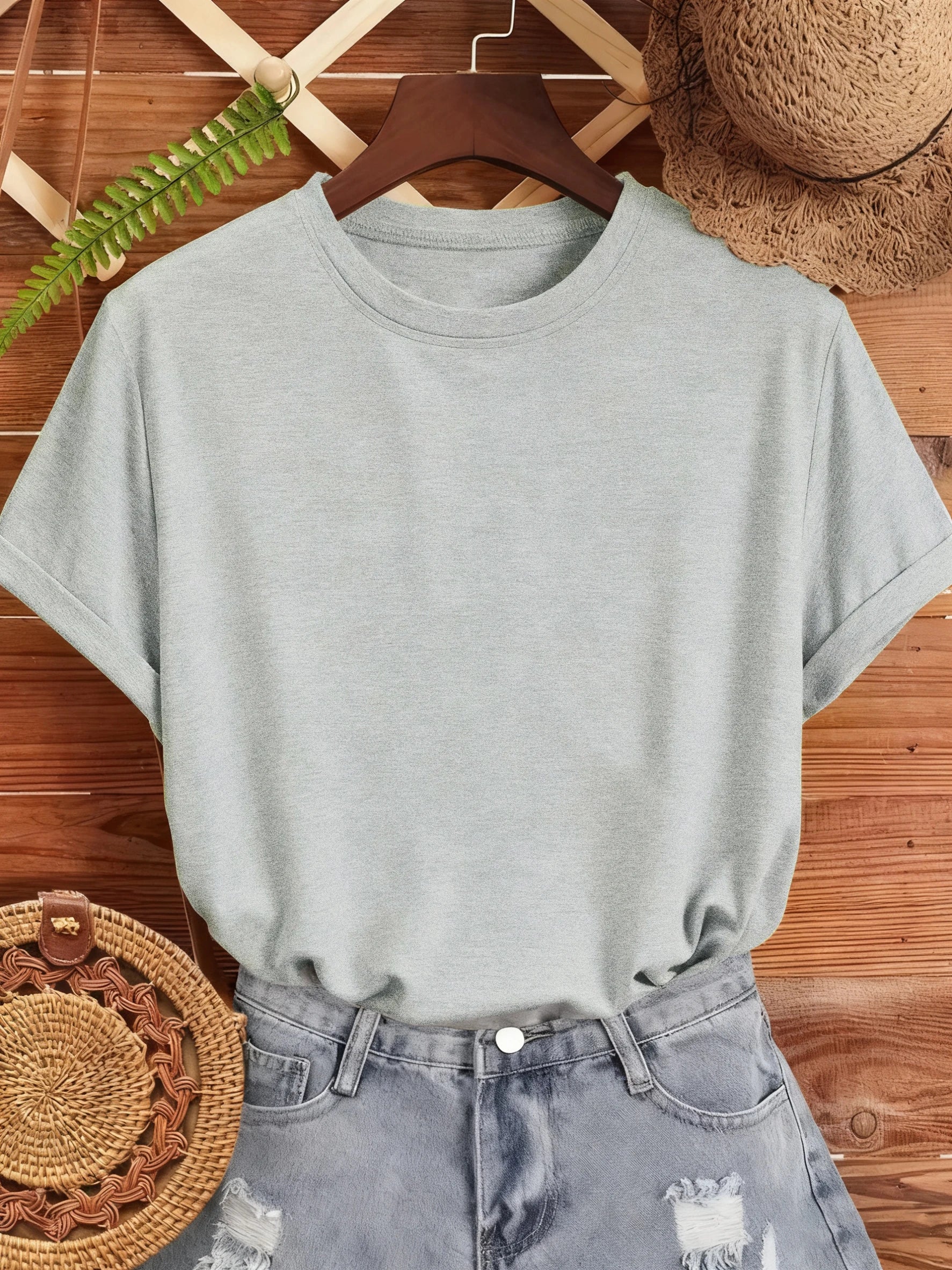 Woman 100% Cotton T Shirts Solid Color Casual T-Shirt O-Neck Summer Tops For Women Fashion Oversized Female Sportswear