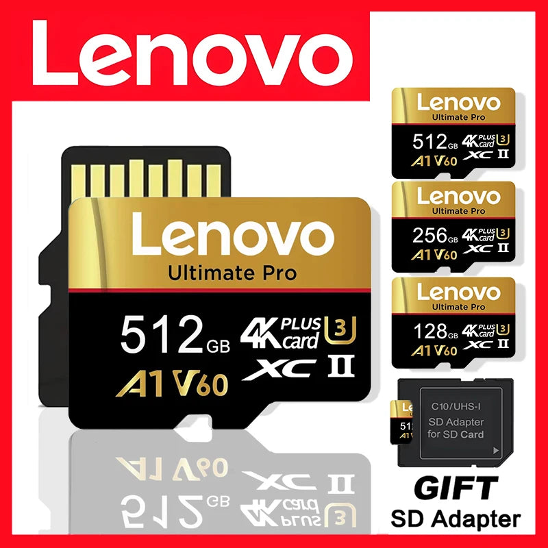 Lenovo Ultimate Pro MicroSD Card - 100MB/s, A1 V60, 4K
