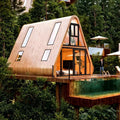 Triangle A-Frame Prefab House - Portable Tiny Cabin Luxury Villa