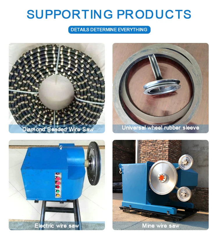 Hydraulic Diamond Wire Saw - 120 mm - CE Stone/Concrete Cutter