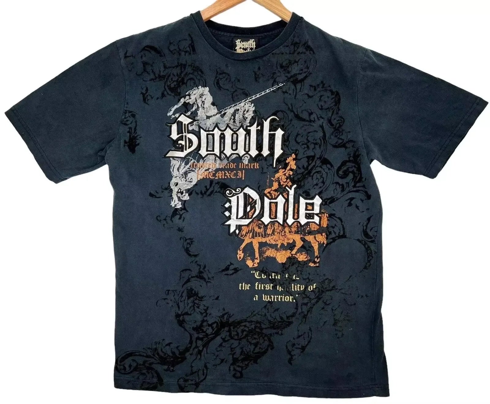 High Street Southpole Short Sleeve Women Y2K Graphic Print Oversized T Shirt Harajuku Gothic Round Neck Cotton Short Sleeve Tops