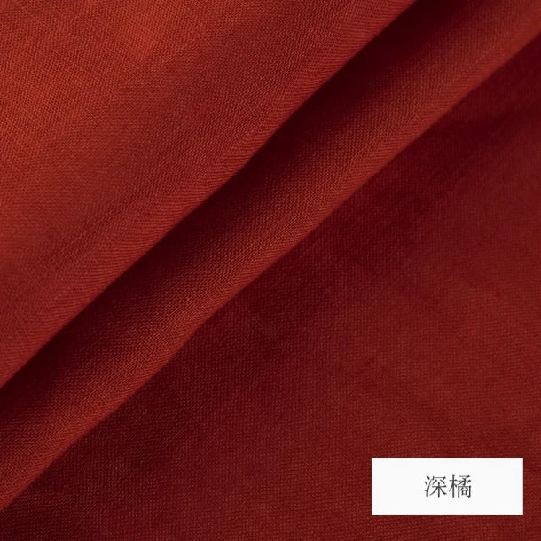 PURE LINEN FABRIC BY THE METER - 46 Colors, 140cm Wide - Soft Rooms