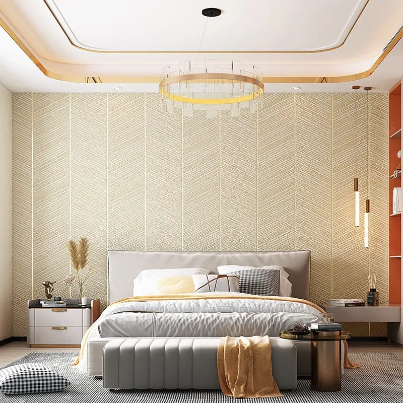 VELVET WALLPAPER - Non-Woven - Soft Textured Wall Decor