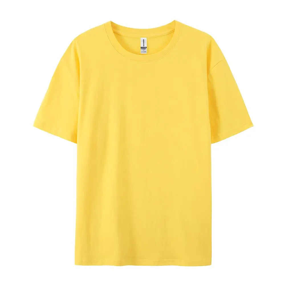 Cotton Solid Color Women's T-Shirts Multicolor Summer Short Sleeve Unisex Comfortable Tee Shirts Casual Fashion Woman Sportswear