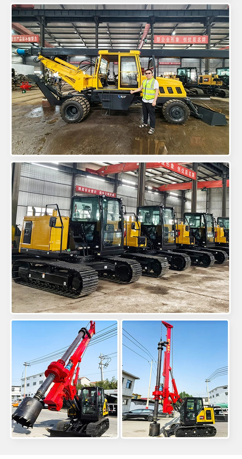 Rotary Drilling Rig - Diesel - Construction Foundations
