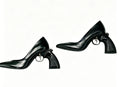DOODLE RUSH - Graffiti Print Pointed Toe Pumps - Punk High Heels