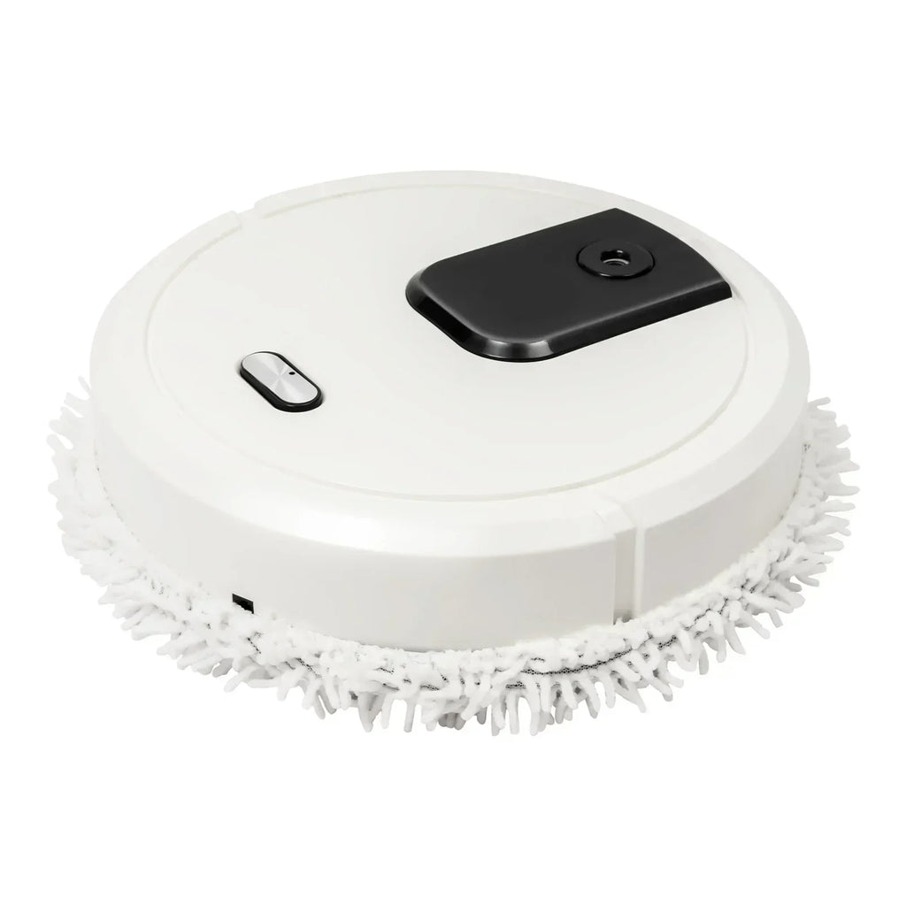 60min Cleaning Robot Mop 360° Sweeping Mopping Wet Dry