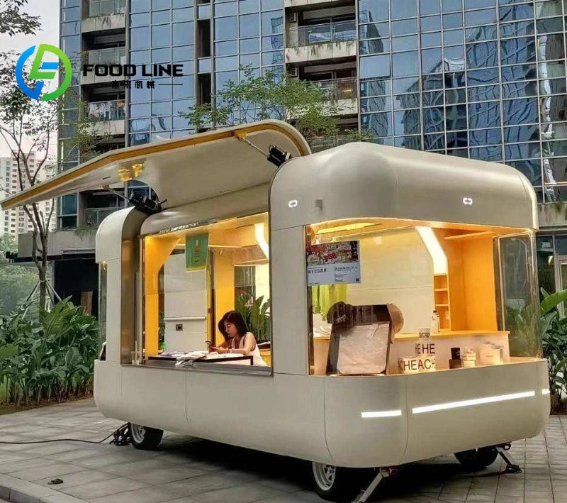 Small Mobile Food Shop – Mobile Bar Beer Truck Square Trailer