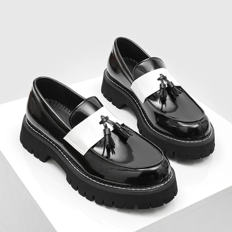 MOCCASIN BOSS - Business Casual Slip-On Loafers - Comfort That Means Business