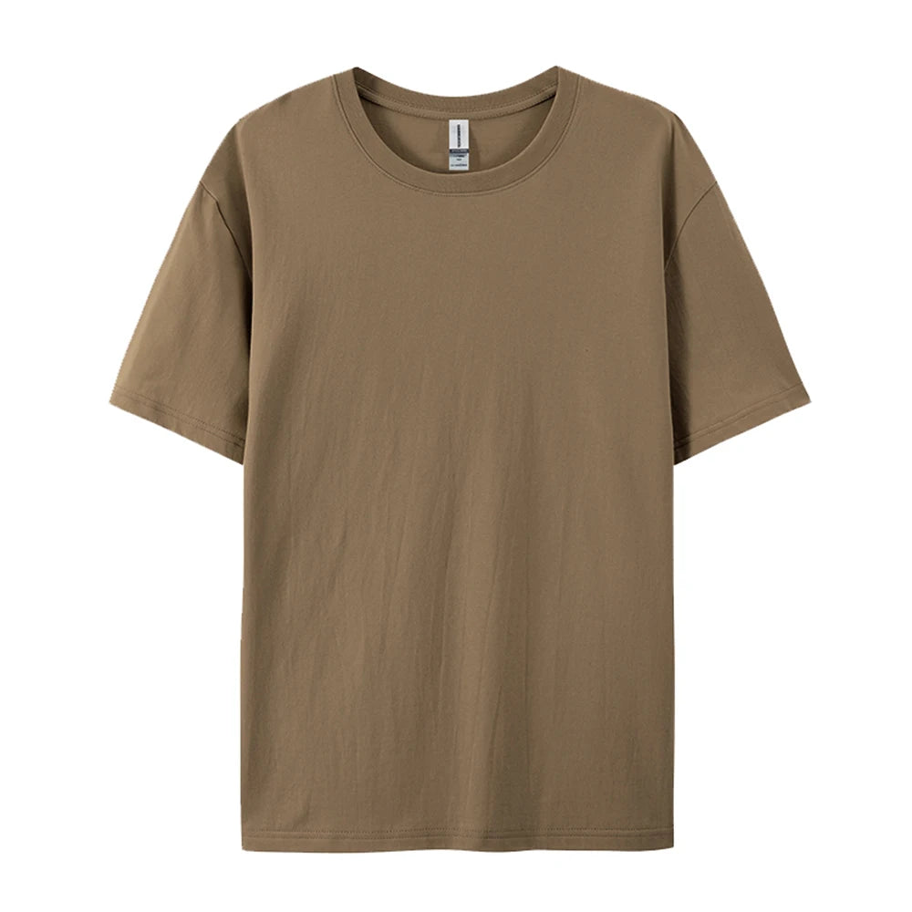 Cotton Solid Color Women's T-Shirts Multicolor Summer Short Sleeve Unisex Comfortable Tee Shirts Casual Fashion Woman Sportswear