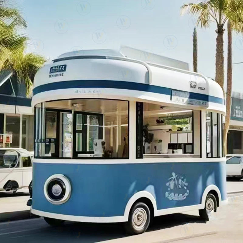 16ft Food Concession Trailer – BBQ Pizza Burger Truck Street