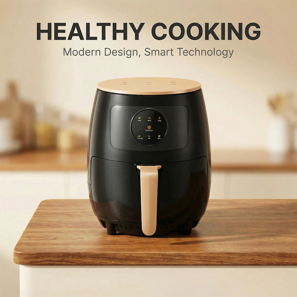 5L Air Fryer 1350W Oil-Free 200°C 60min 7 Presets