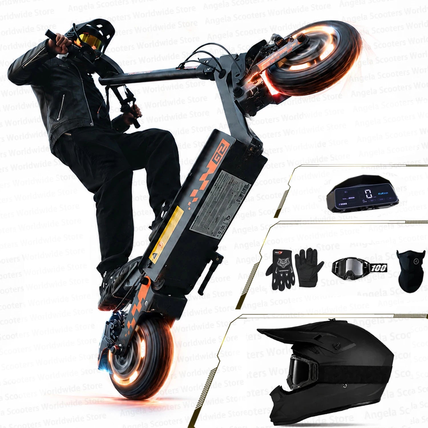 KUKIRIN G2 ELECTRIC SCOOTER - 800W, 55 KM Range - Urban & Off-Road