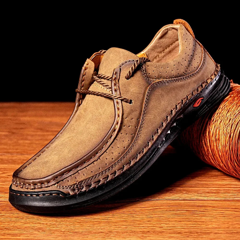 STREET CRAFT - Microfiber Leather Casual Sneakers - Built for the Long Game