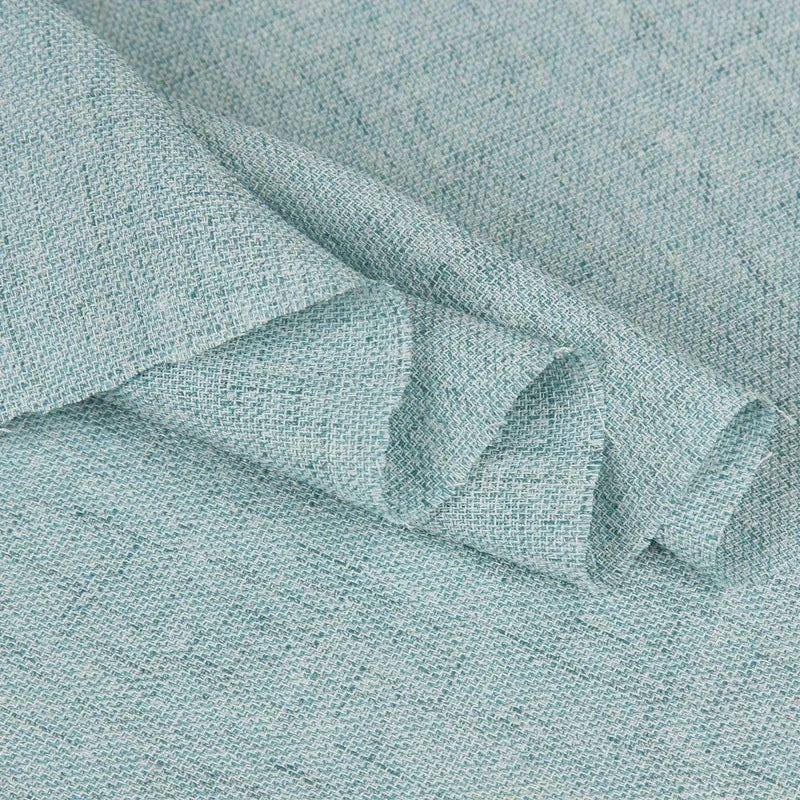 SKY WEAVE - Sky Blue Brocade Fabric - Cotton Blend, 150cm Wide, By the Meter