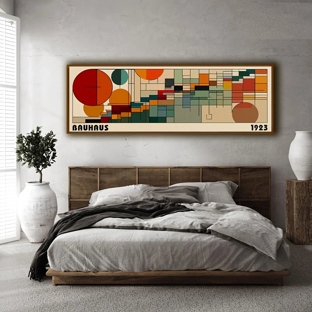 Bauhaus 1923 Wall Art - Japanese retro - abstract canvas
