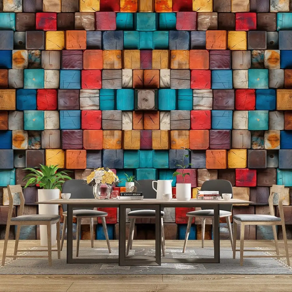 RUSTIC WOOD PLANK TAPESTRY - 100% Polyester, 9 Sizes - Raw Walls