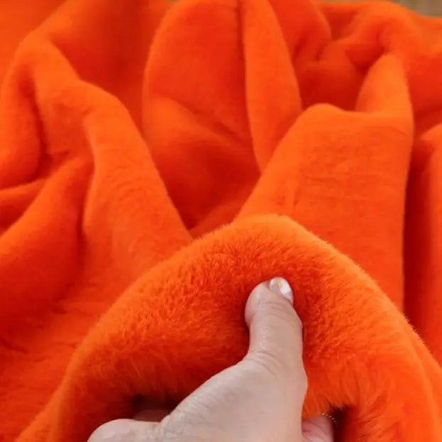 VELVET REX - Imitation Rex Rabbit Plush Fabric - 33 Colors, 165cm Wide, By the Meter