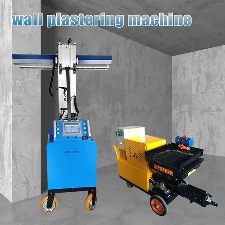 Automatic Wall Scraping & Plastering Machine