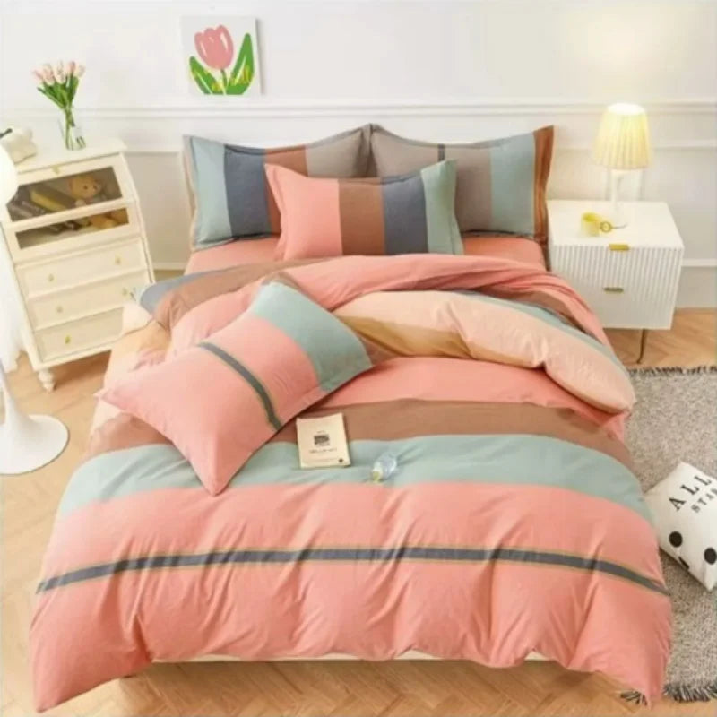 WASHED COTTON PLAID FABRIC - 100% Cotton, 270g/m - Soft Rooms