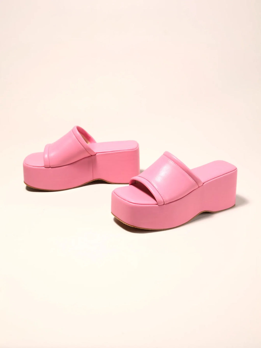 Punk Open Toe Platform High Heels Beach Slippers Female Summer Orange Green Wedges Shoes For Women Sandals Flip Flops