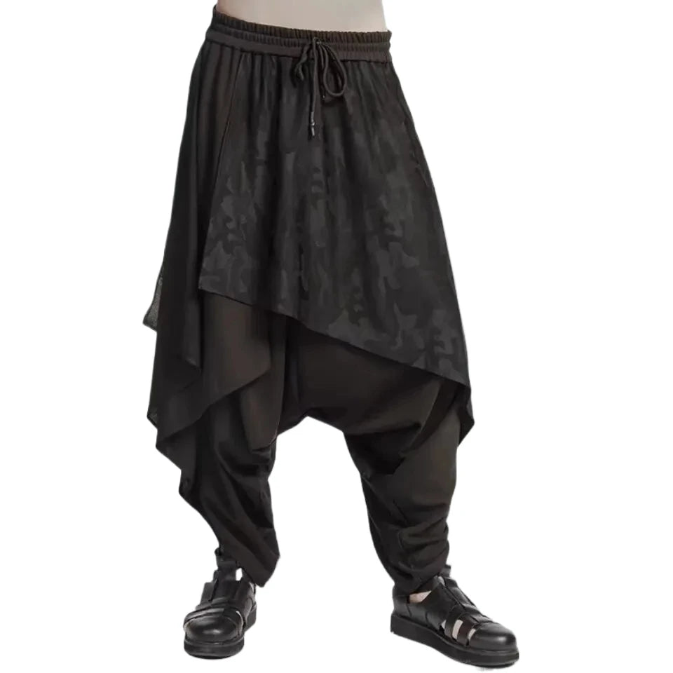 Y2K Unisex Wide Leg Harem Culottes