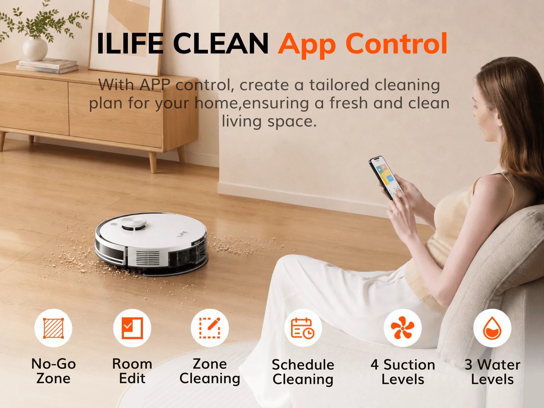 ILIFE A30 Pro Robot Vacuum Self-Emptying