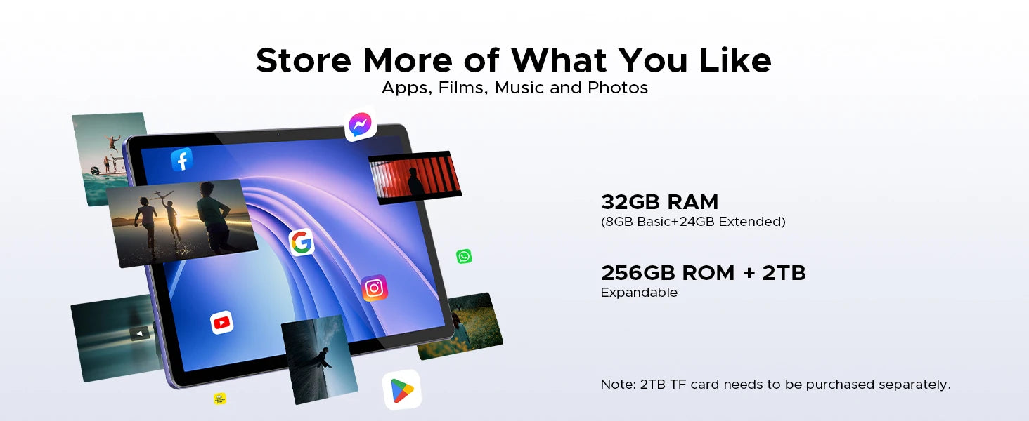 DOOGEE Tab G6+ 11" FHD+ 4G LTE WorkPad + Full Kit