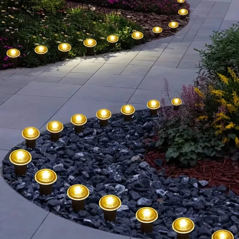 SOLAR GARDEN LIGHTS - 10–40 LEDs, 8 Modes - Bubble Pathway Glow