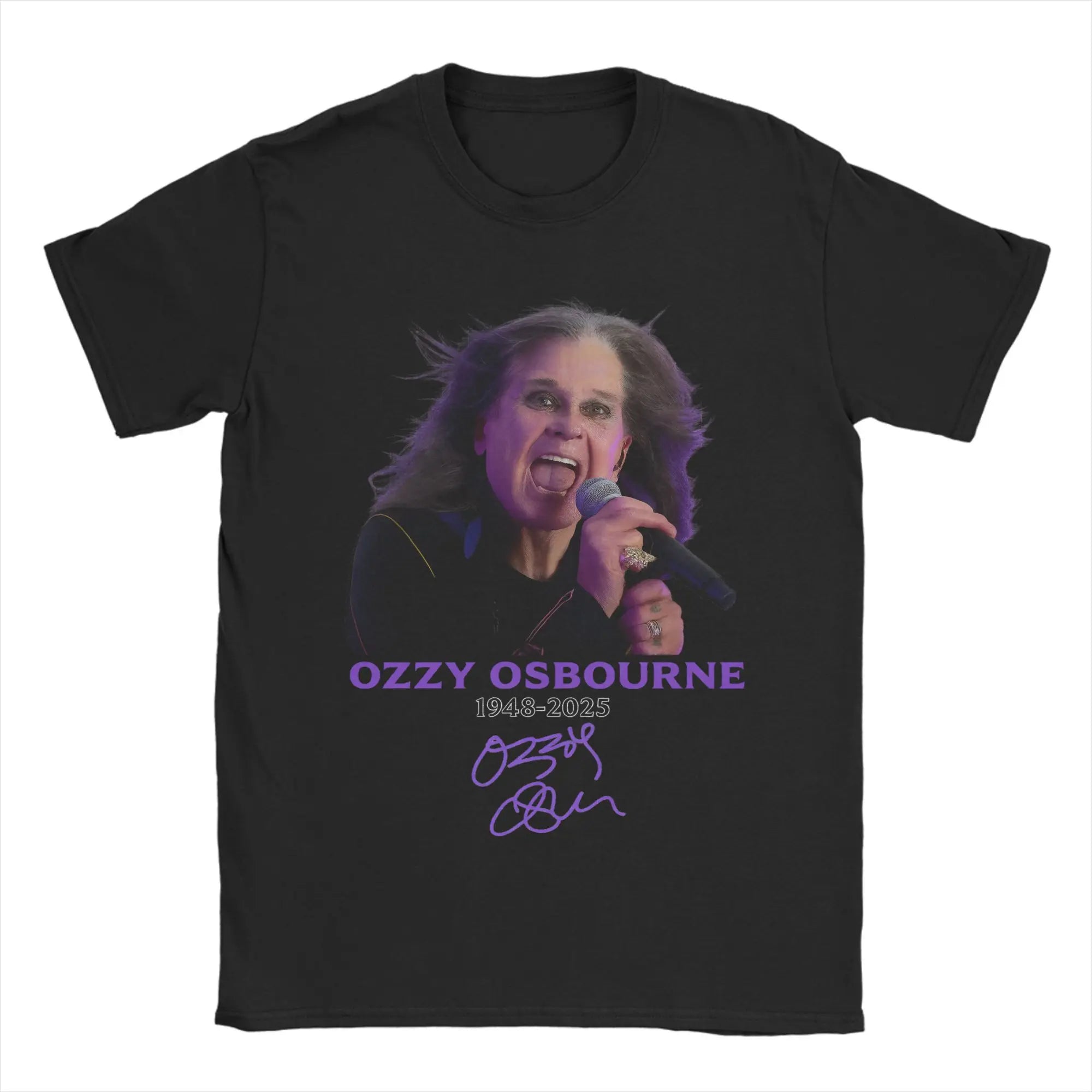 Black Sabbath Band Ozzy Osbourne Men's T-shirt Four Seasons New Style Unisex Casual T-shirt